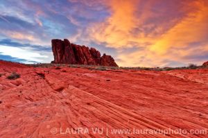 Explosion of Fire - Valley of Fire State Park, Nevada